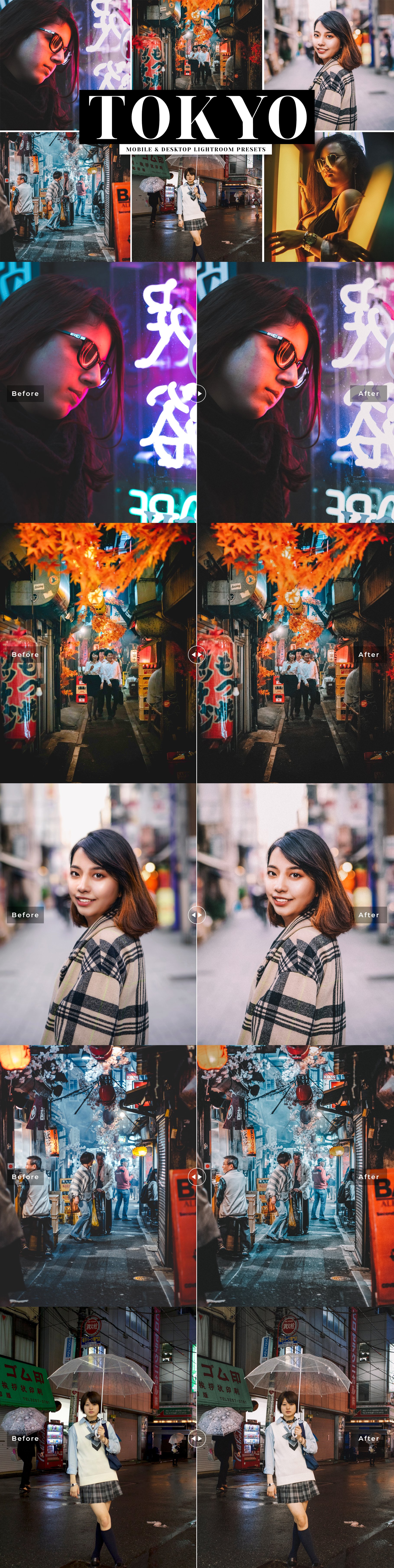 Tokyo Lightroom Presets Packcover image.