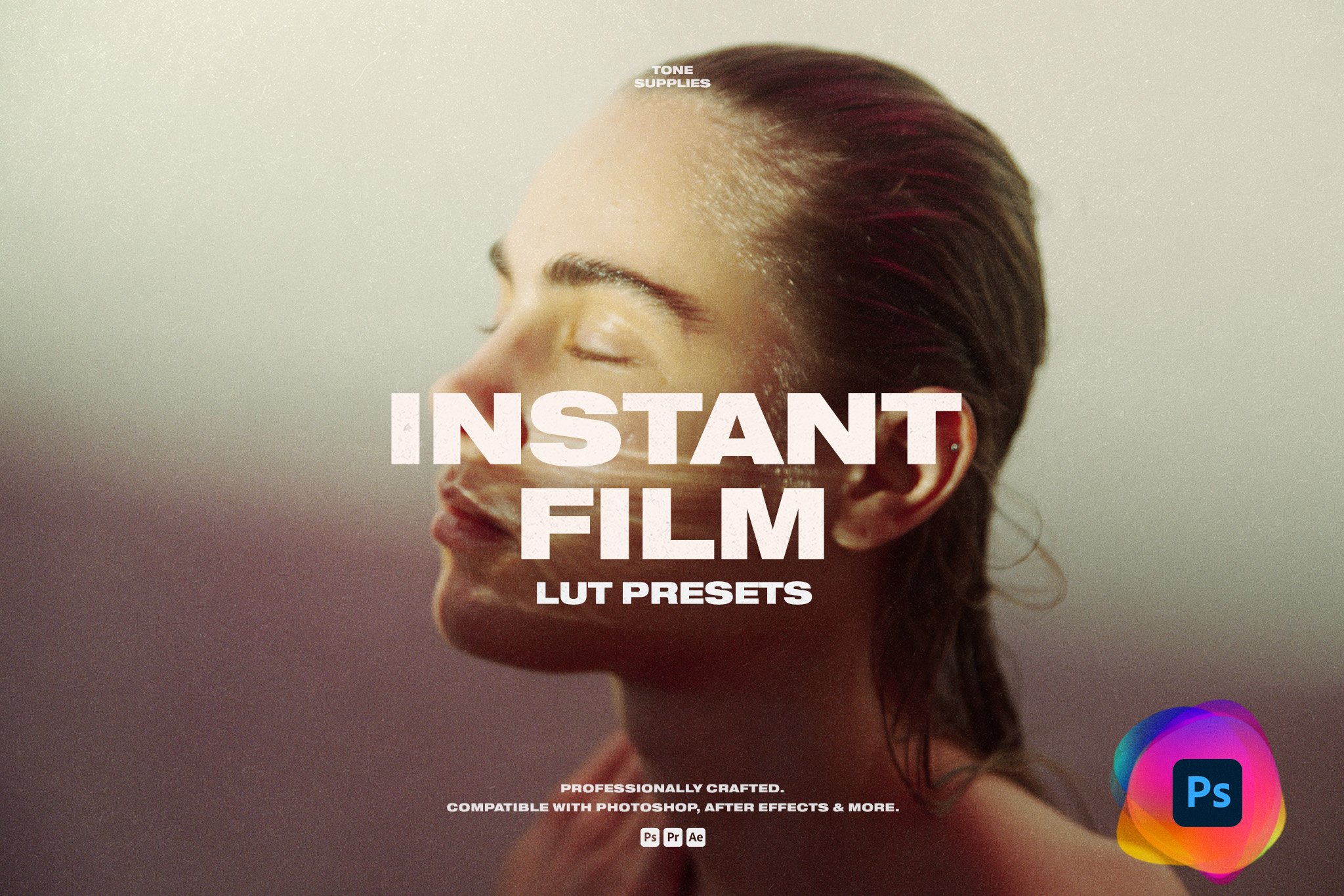 Instant Film LUT Presets Photoshopcover image.