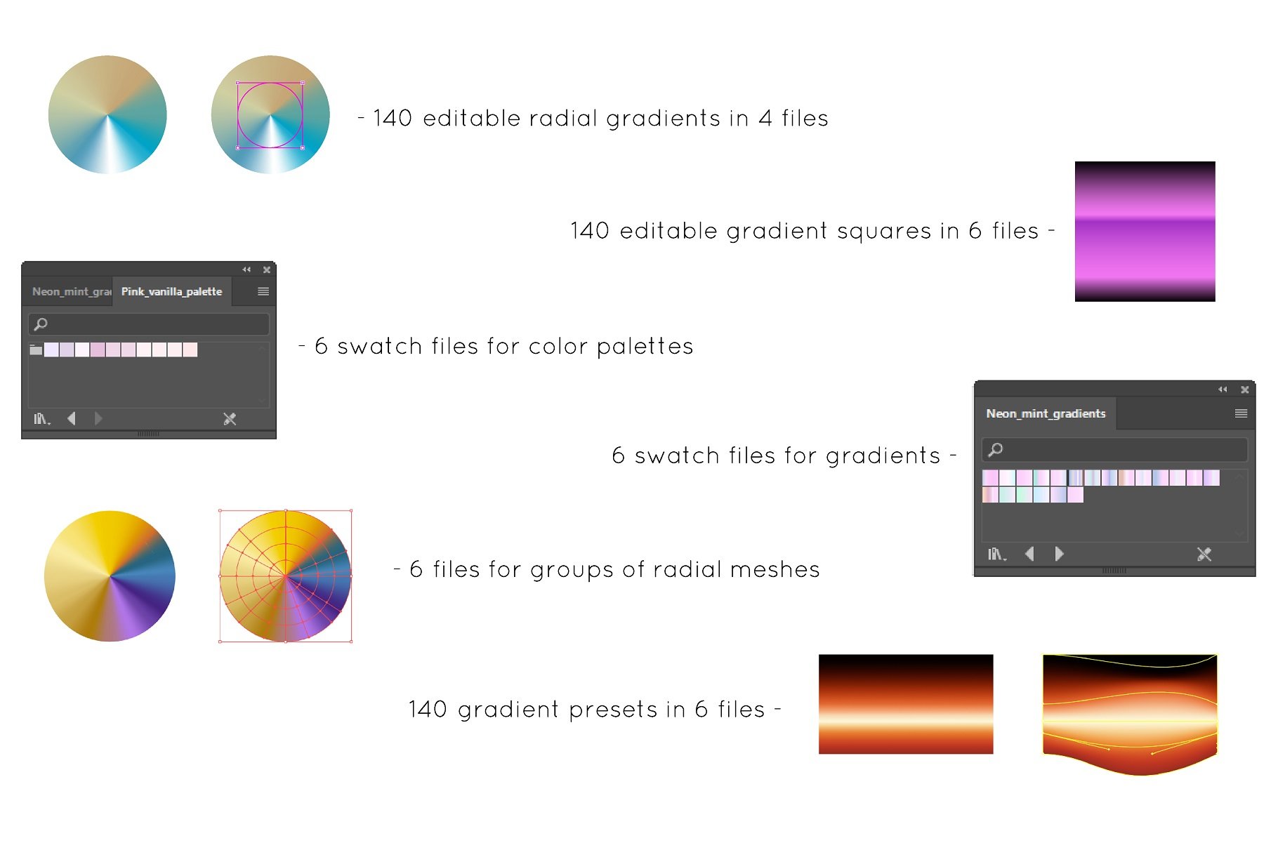 140 gradients and more - vanillapreview image.