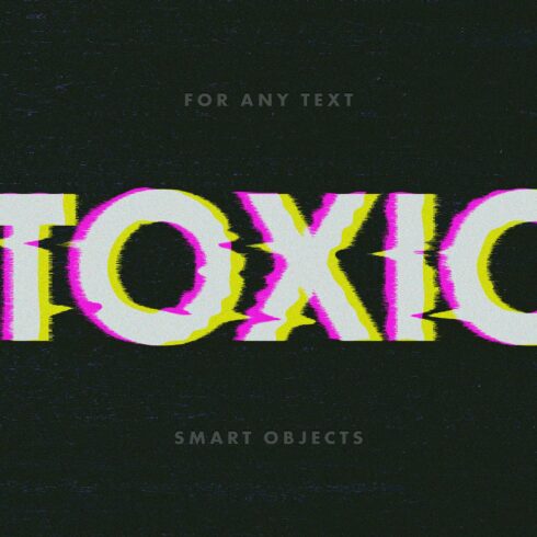 Toxic Broadcasting Text Effectcover image.
