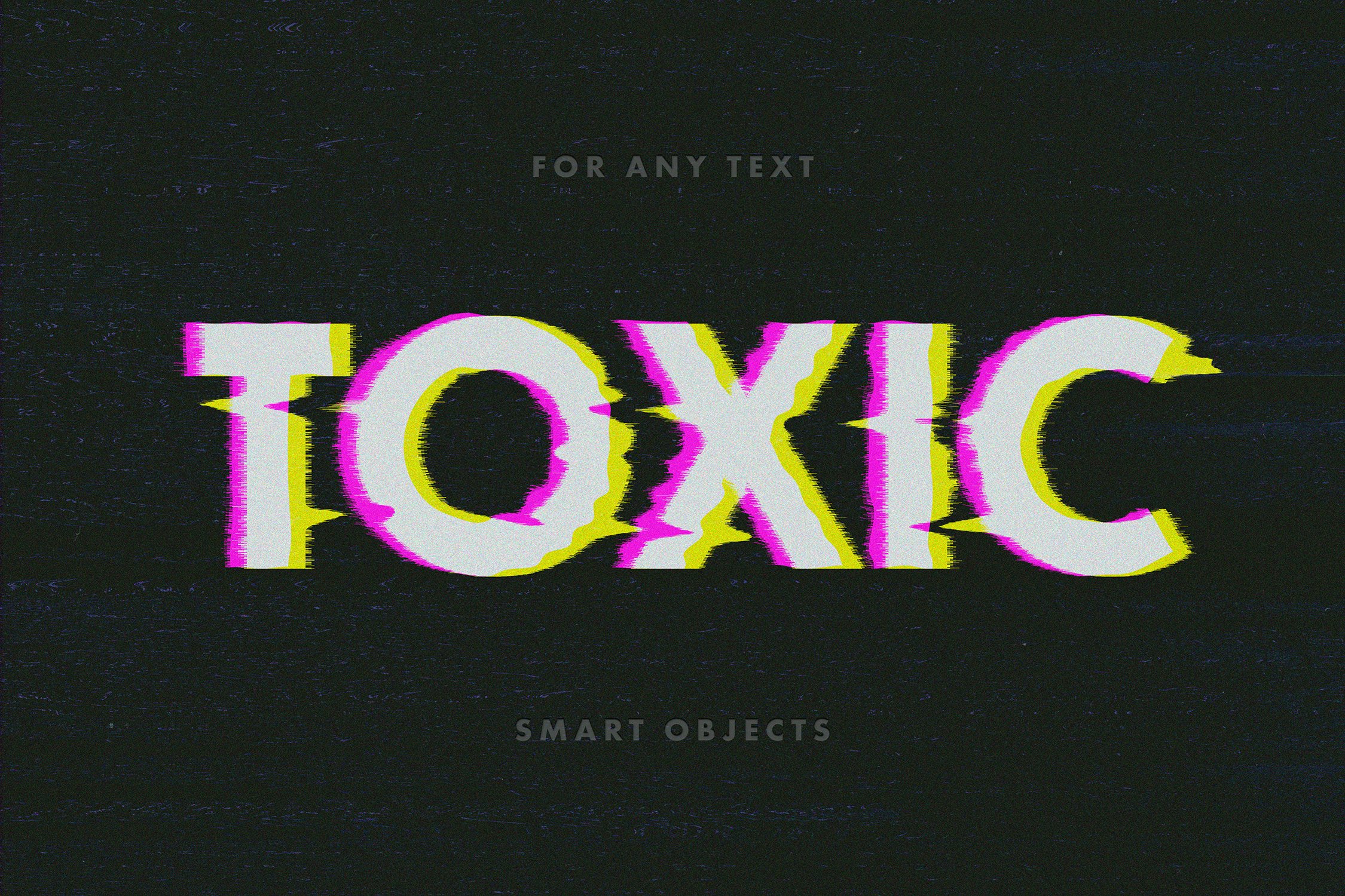 Toxic Broadcasting Text Effectcover image.