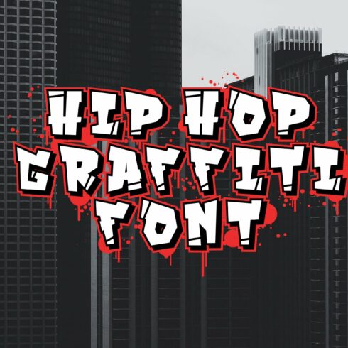Hip hop font / graffiti font. cover image.
