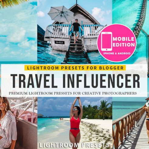 Travel Influencer Lightroom Presetscover image.