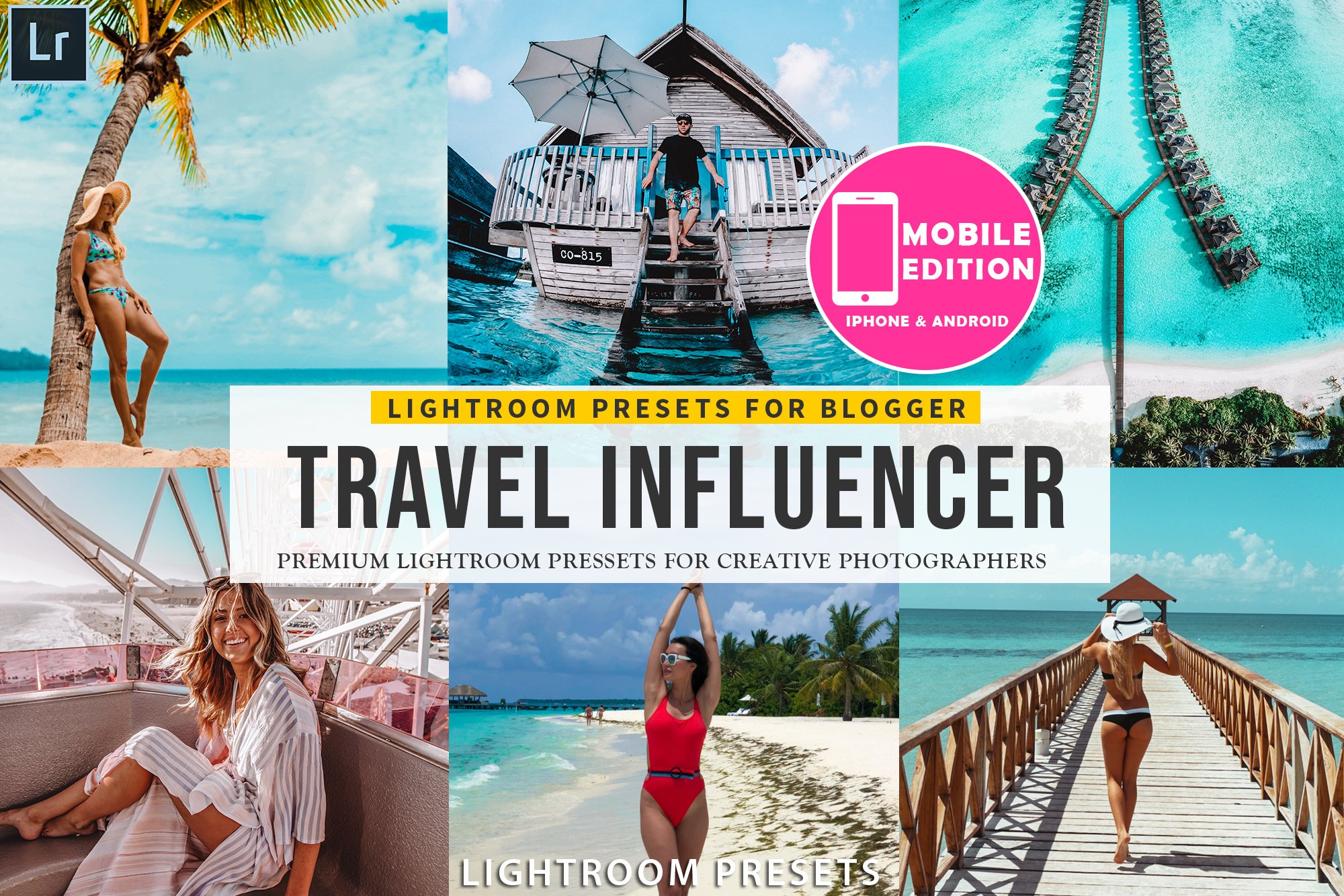 Travel Influencer Lightroom Presetscover image.