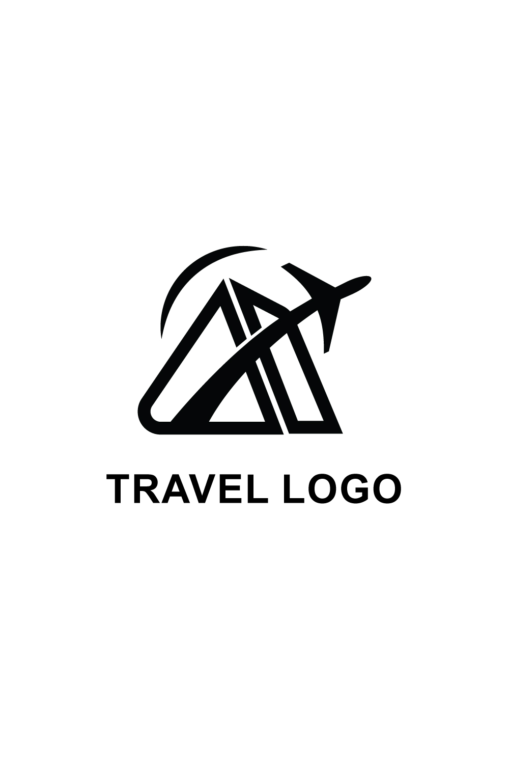 Travel Logo pinterest preview image.