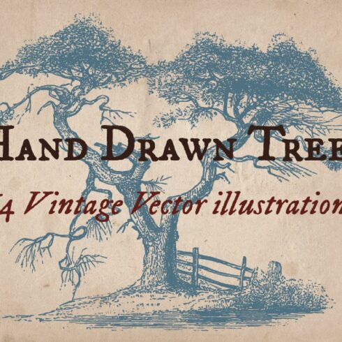 Vintage Illustrations - Trees cover image.