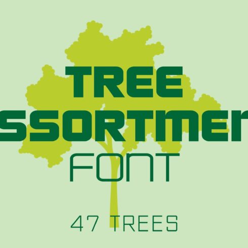 Tree Assortment Font cover image.