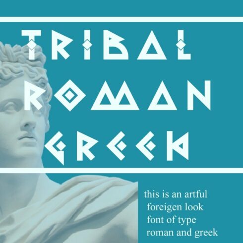 Tribalromangreek - Decorative Fontcover image.