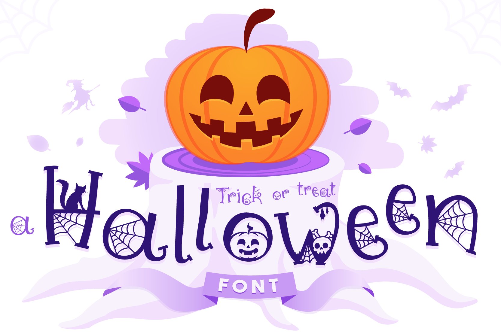 Halloween Font - Trick or Treat cover image.