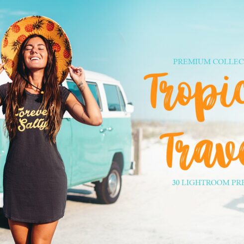 Tropical Travel Presets Lightroomcover image.