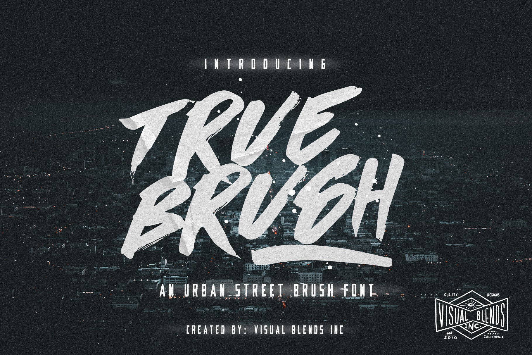 True Brush Font cover image.