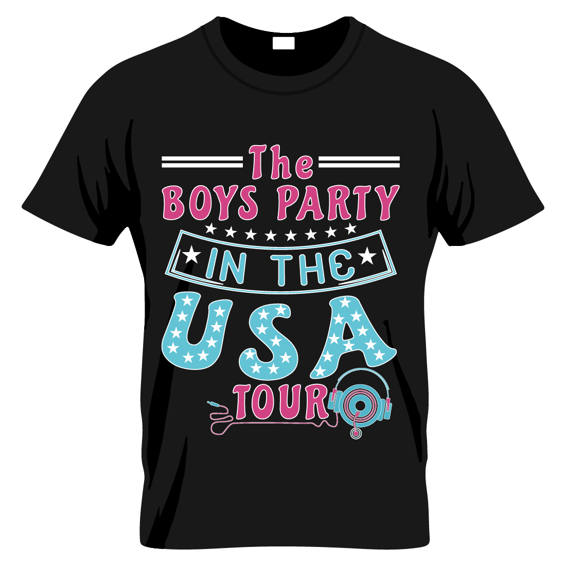 USA Party t shirt design cover image.