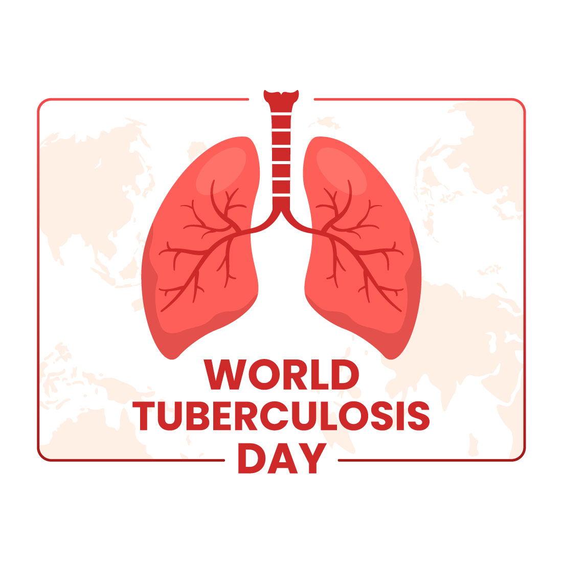 14 World Tuberculosis Day Illustration preview image.