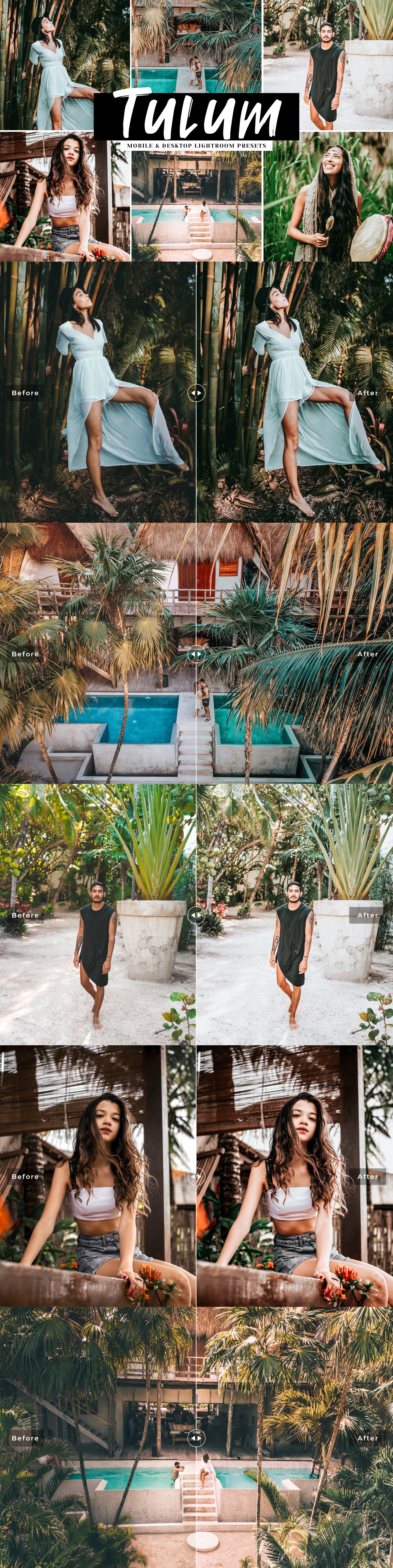 Tulum Lightroom Presets Collectioncover image.