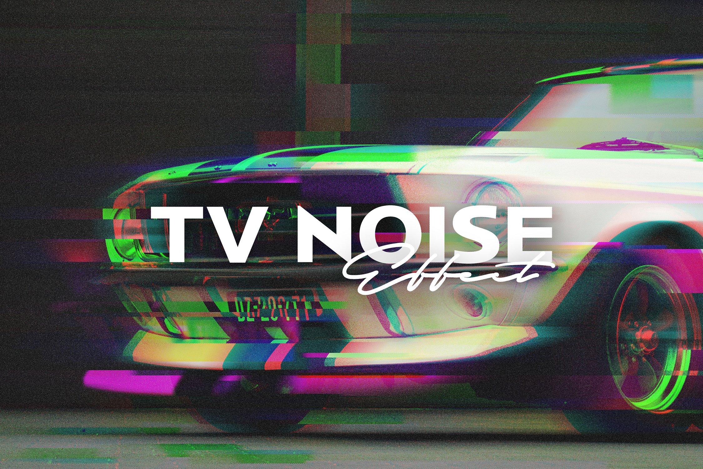 TV Noise Photo Effectcover image.