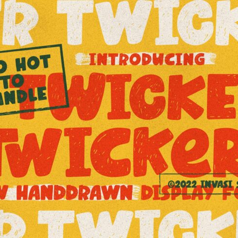 Twicker - Playful Sketch Font cover image.