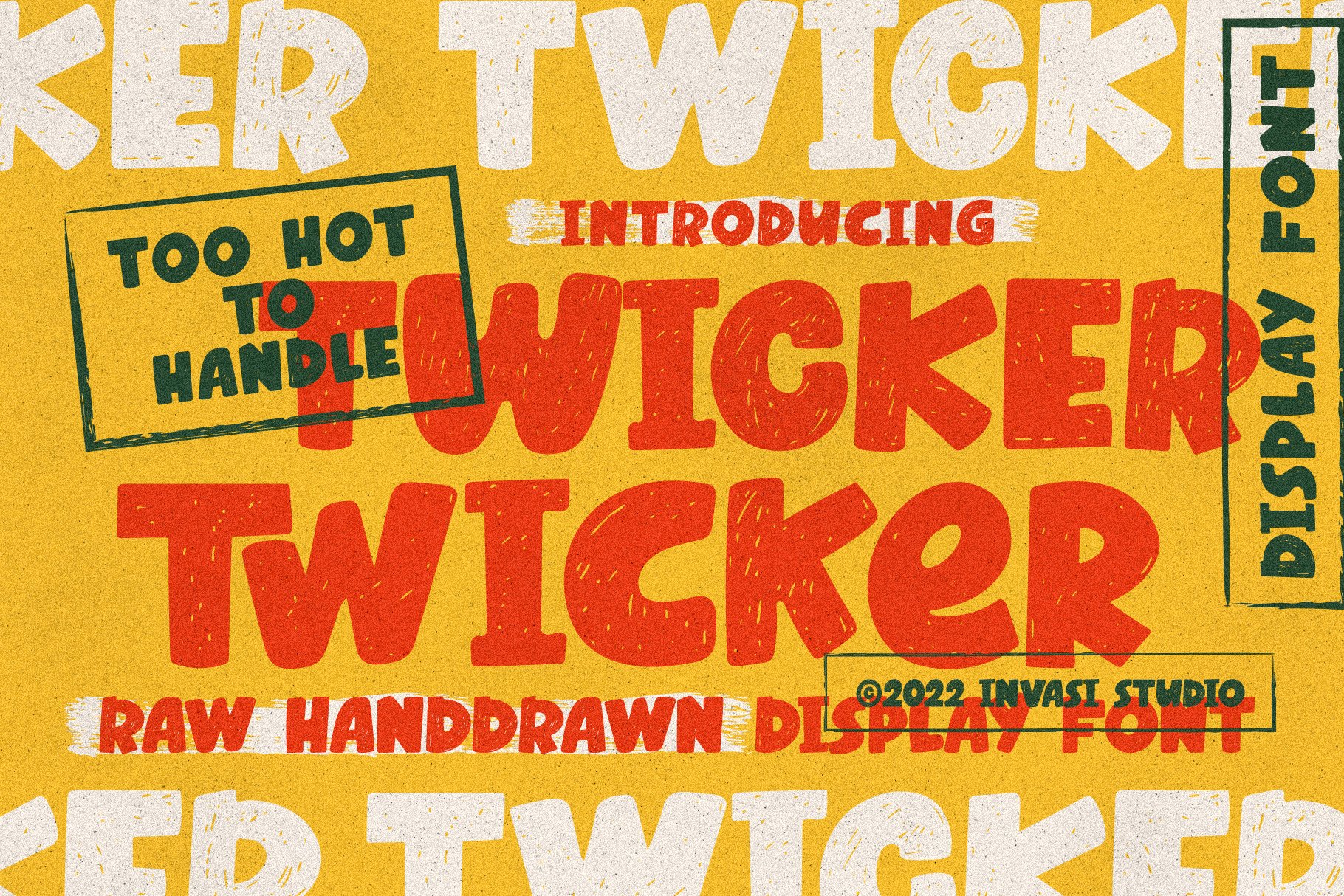 Twicker - Playful Sketch Font cover image.