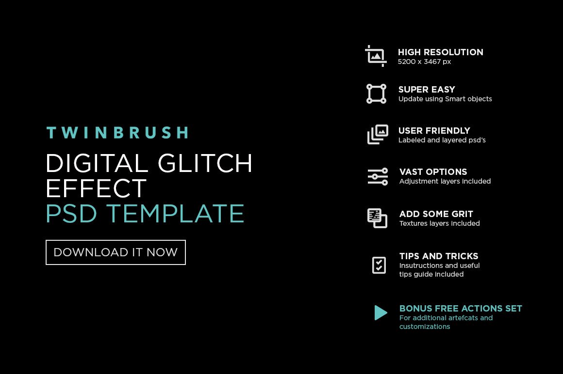 twinbrush digital glitch features 156