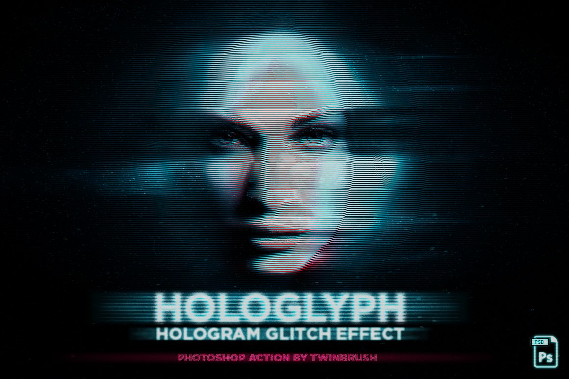 Hologlyph - Hologram Glitch Effectcover image.