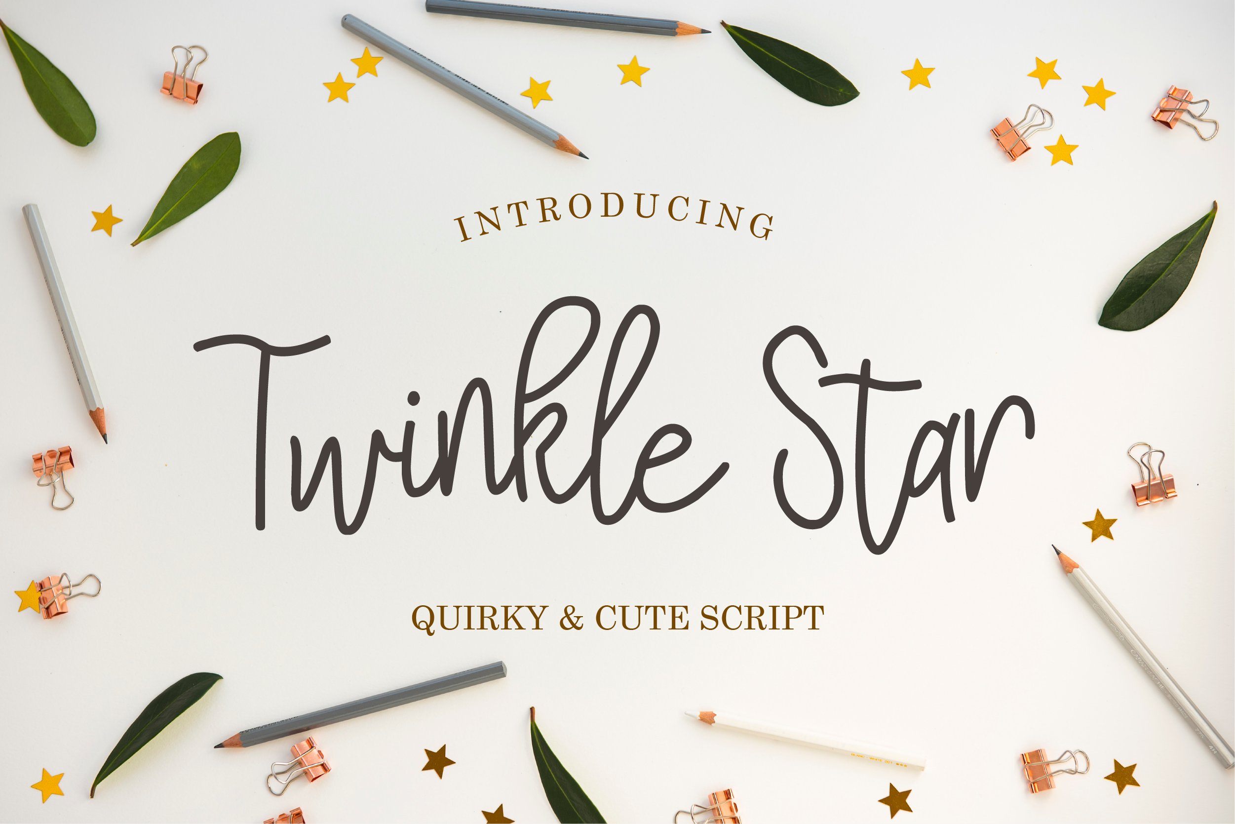 Twinkle Star Font cover image.