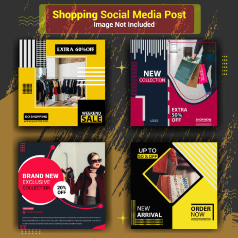 Shopping Social Media Post and Banner Collection cover image.