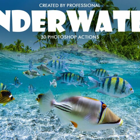 Underwater Photoshop Actionscover image.