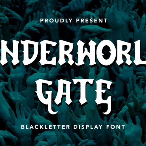 UnderworldGate - Blackletter Font cover image.