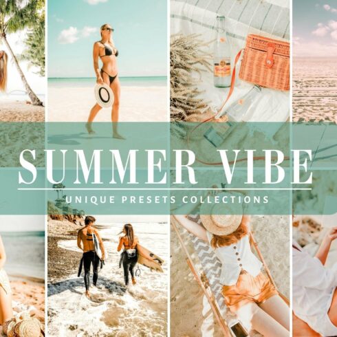 Summer Vibe Lightroom Presets Bundlecover image.