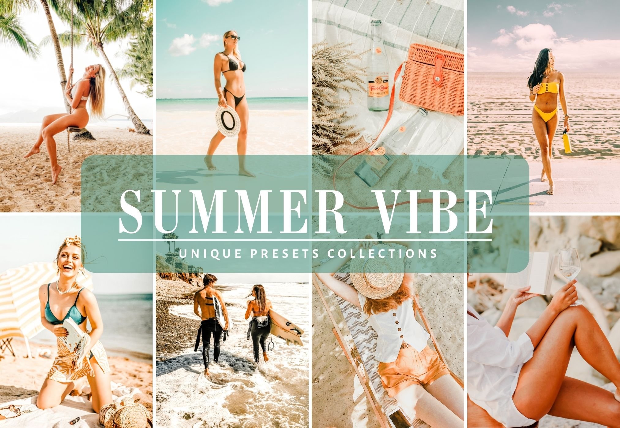 Summer Vibe Lightroom Presets Bundlecover image.