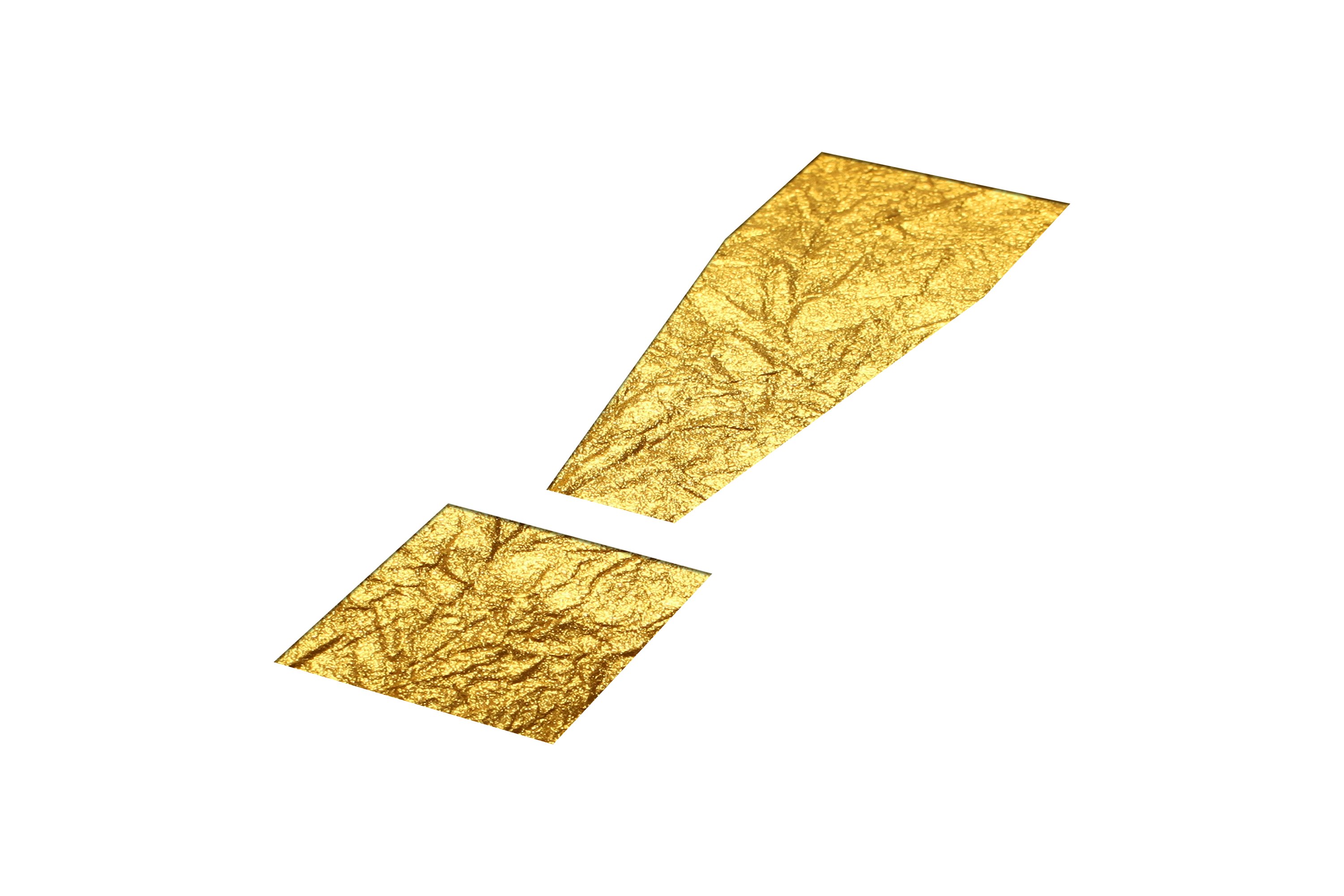 Golden Paper Alphabet Typographypreview image.