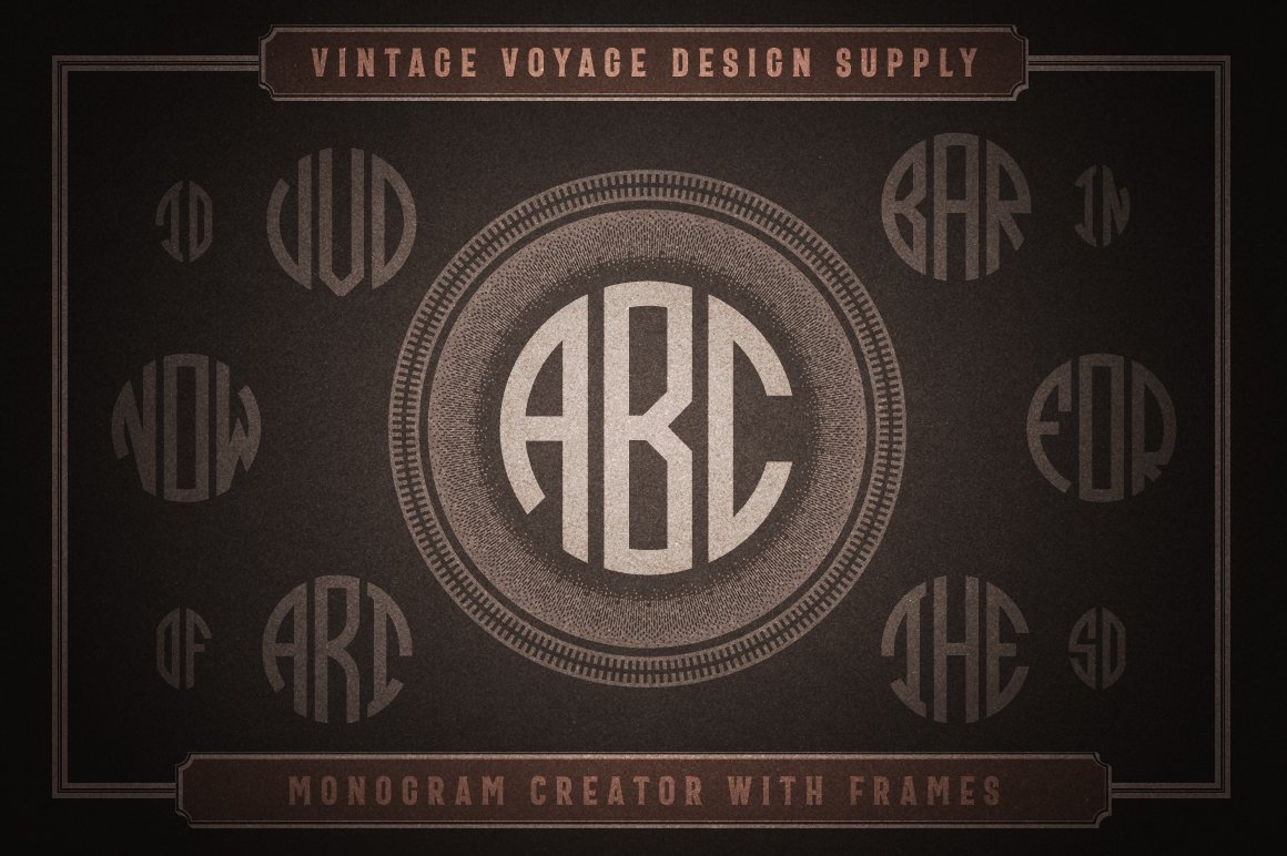 Monogram Creator with Frames cover image.