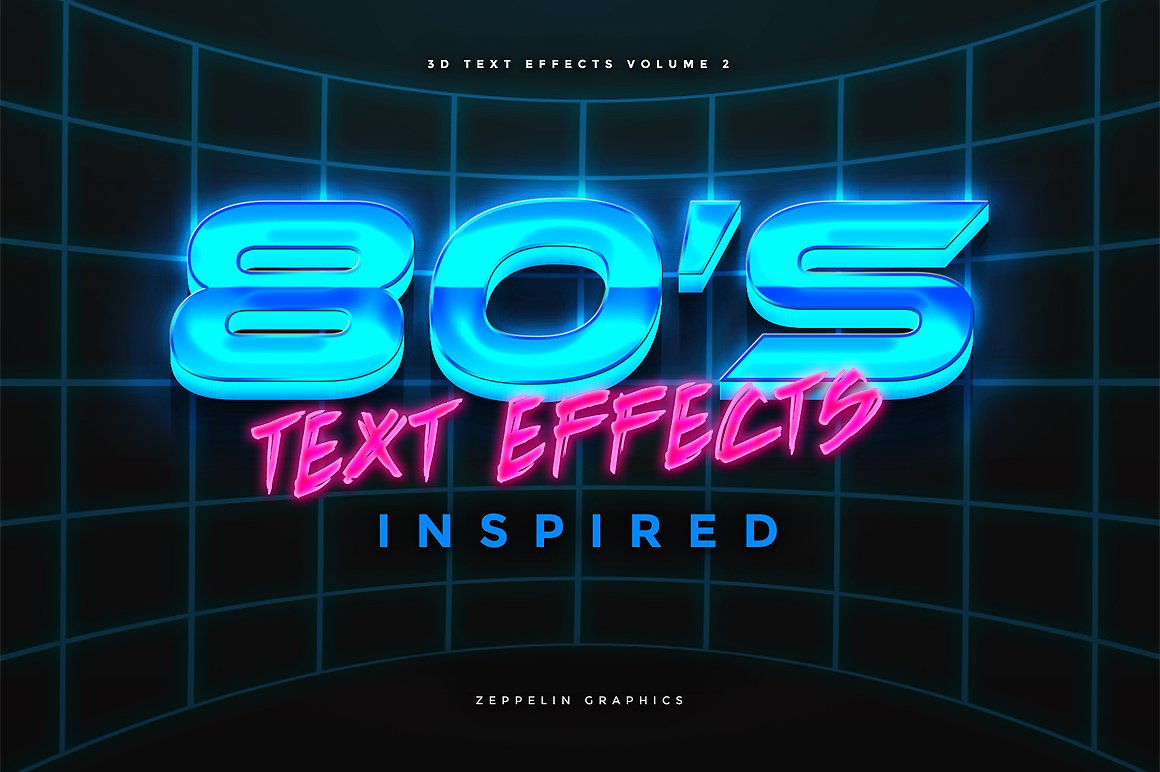 80s Text Effectspreview image.
