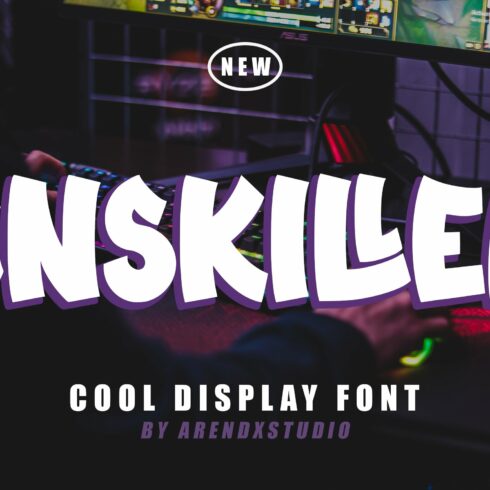 Unskilled - Cool Display Font cover image.