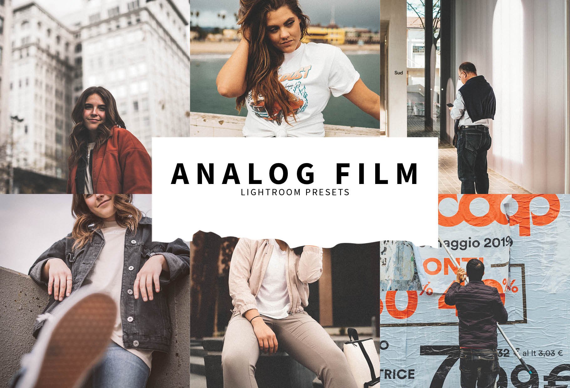 10 Analog Film Lightroom Presetscover image.