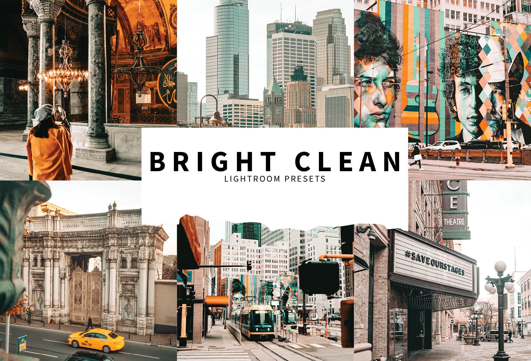 10 Bright Clean Lightroom Presetscover image.