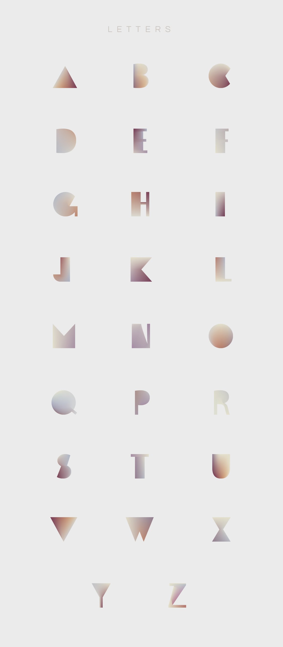 Blurred-vector font preview image.