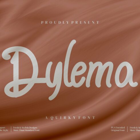 Dylema - A Quirky font cover image.