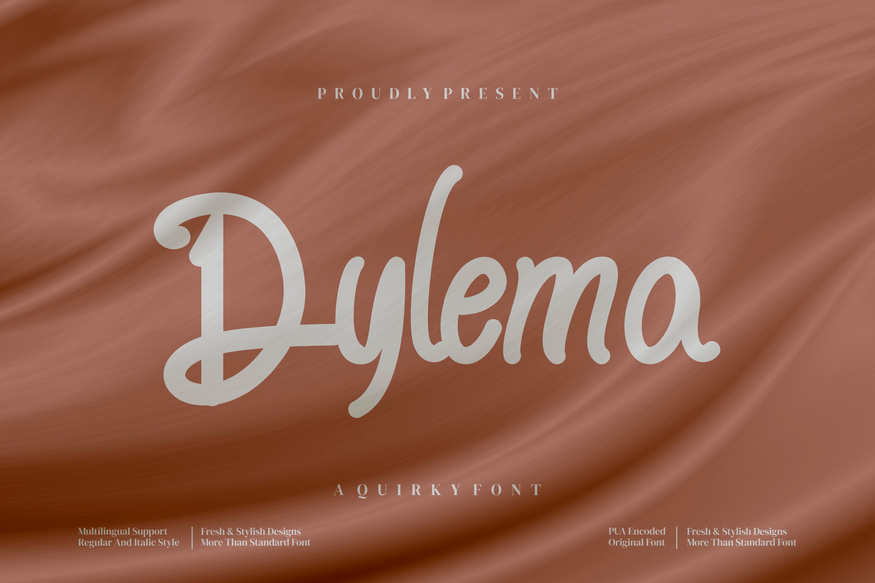 Dylema - A Quirky font cover image.