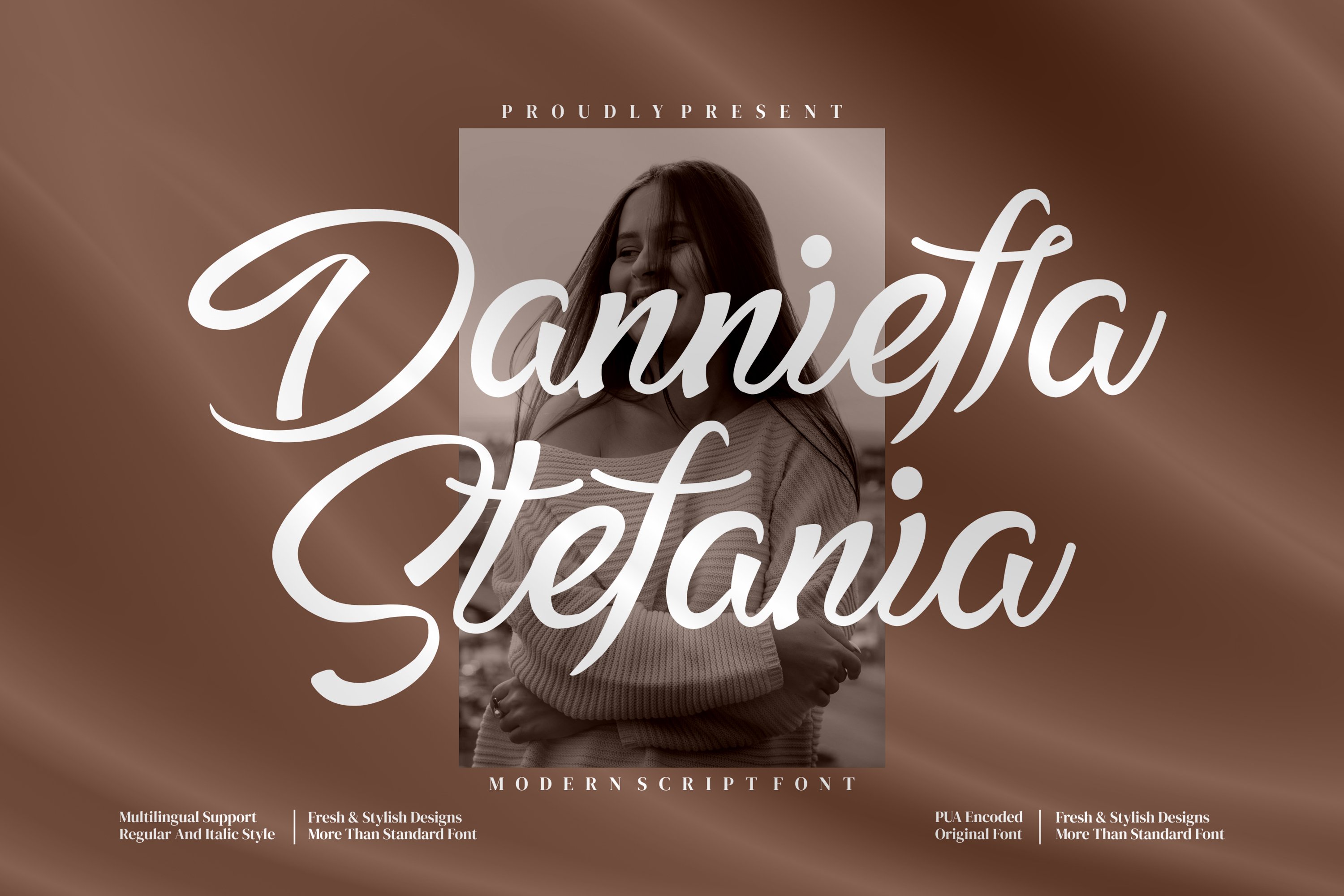 Dannieffa Stefania - Modern script cover image.