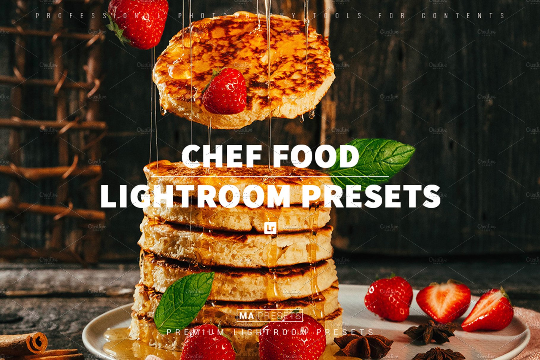 10 CHEF FOOD Lightroom Presetscover image.
