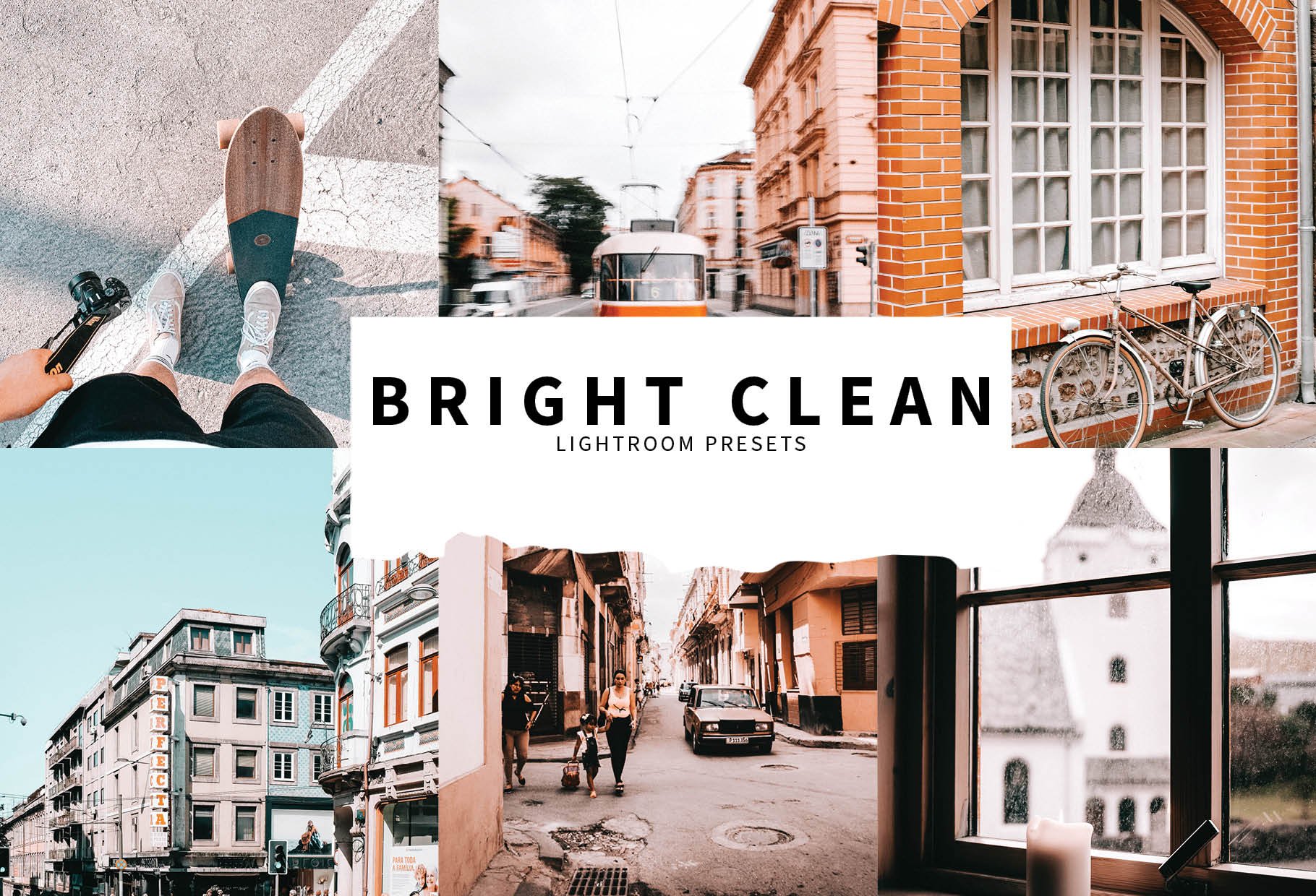 10 Bright Clean Lightroom Presetscover image.