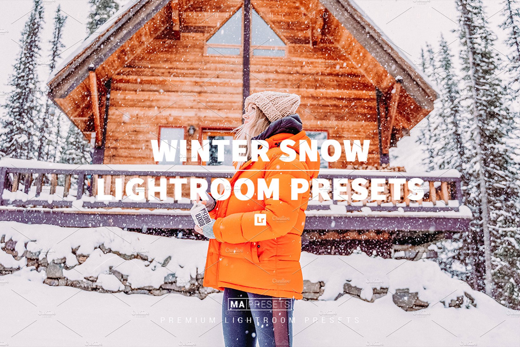 10 WINTER SNOW Lightroom Presetscover image.