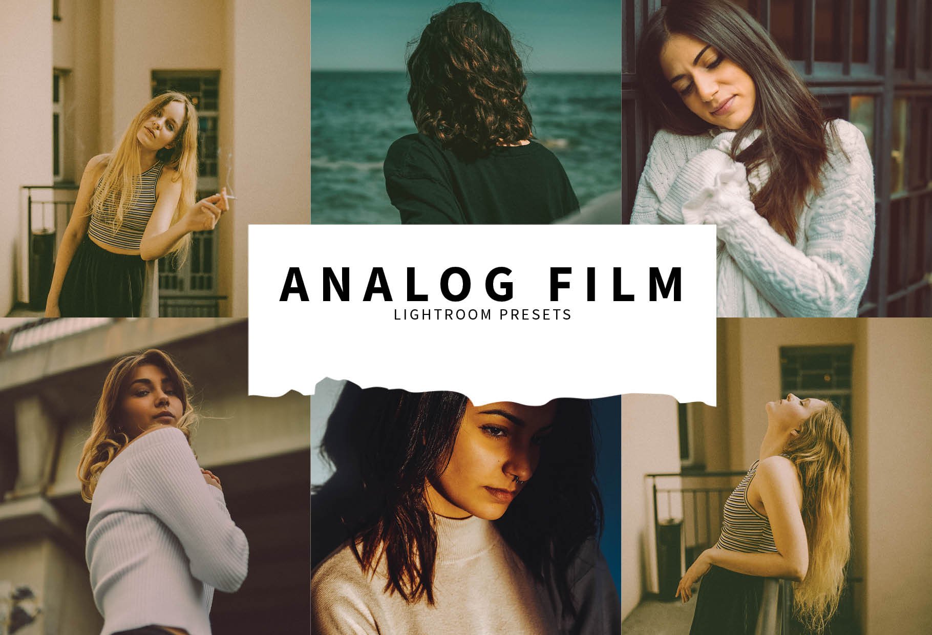 10 Analog Film Lightroom Presetscover image.