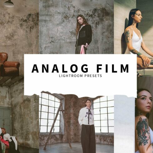 10 Analog Film Lightroom Presetscover image.