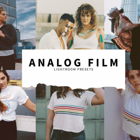 10 Analog Film Lightroom Presetscover image.
