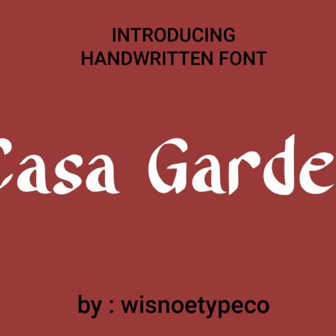 Casa Garden cover image.