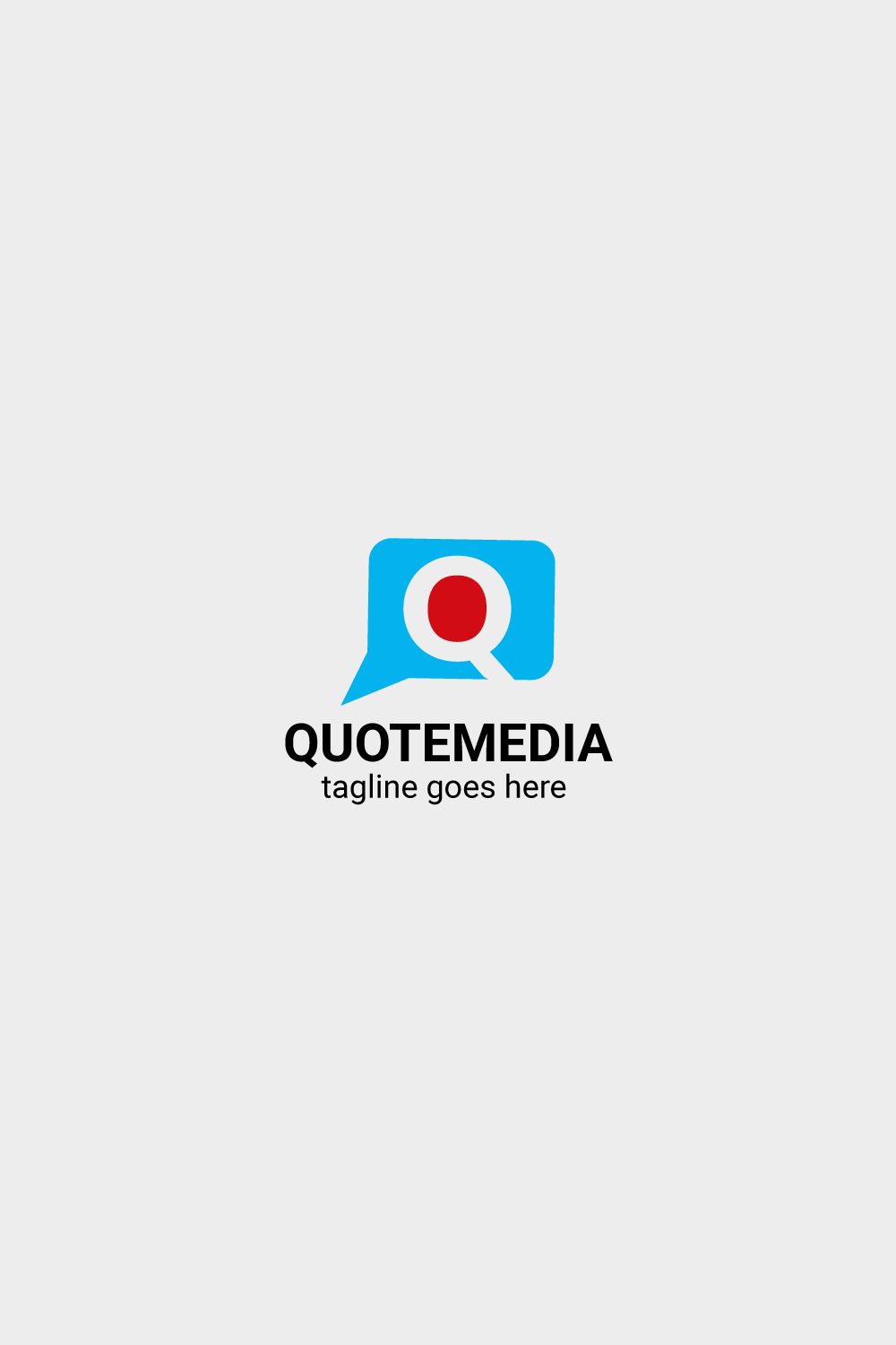 Q letter logo design pinterest preview image.