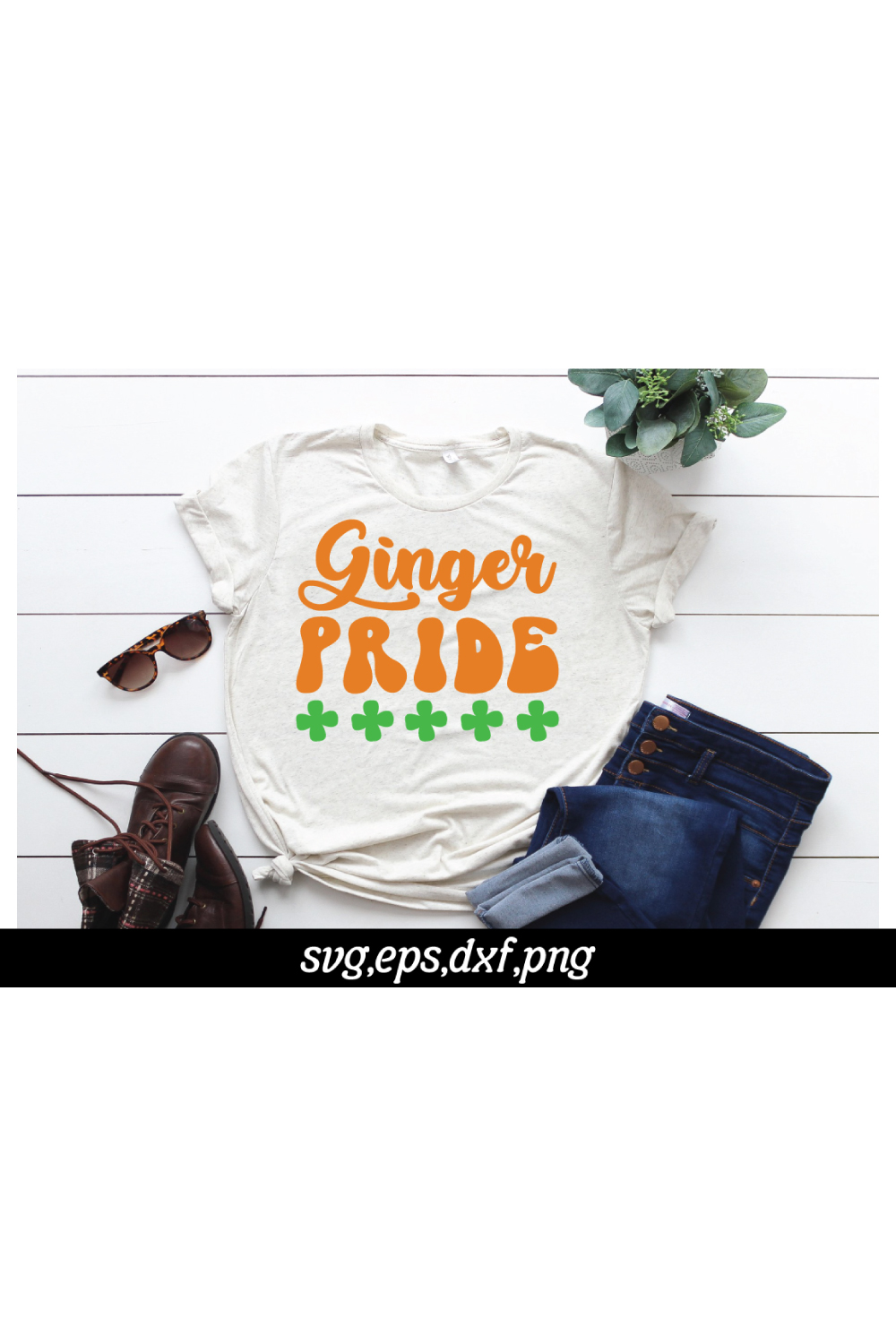 Ginger pride SVG pinterest preview image.