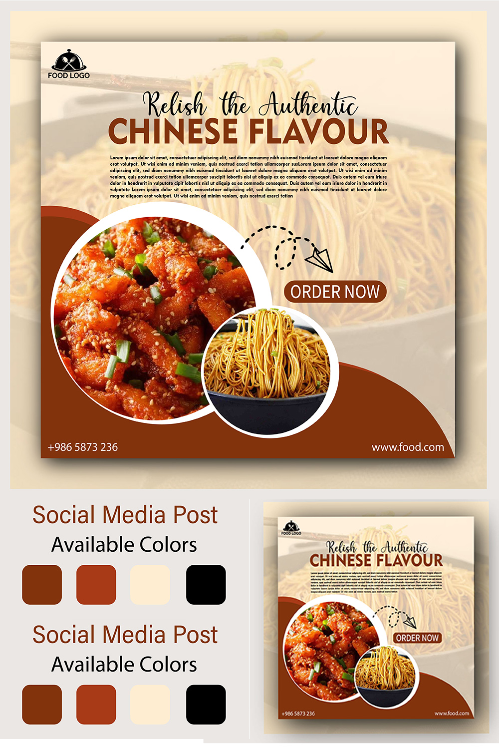 SOCIAL MEDIA POST FOOD POST pinterest preview image.