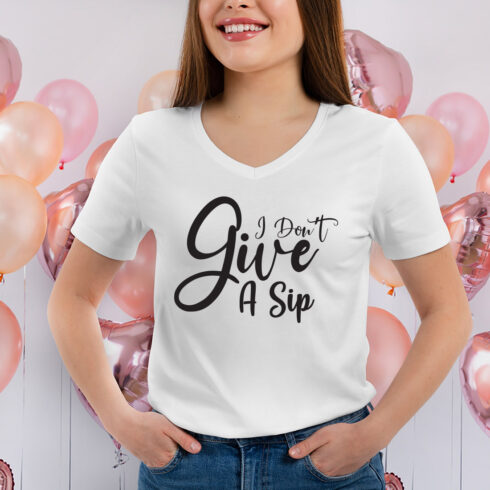 I Donot Give A Sip svg cover image.